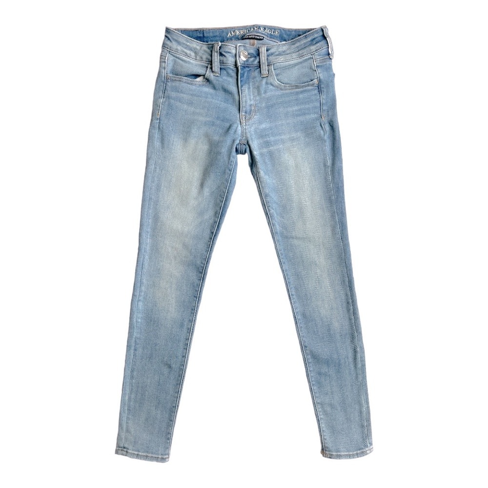 American eagle outfitters jeggings light wash, 2 short